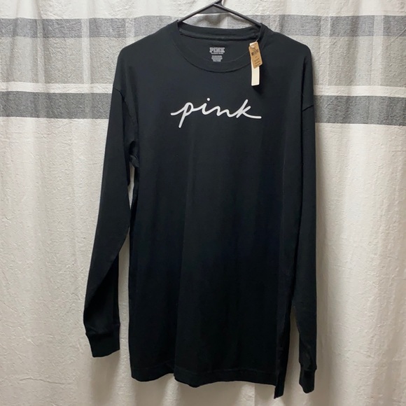 PINK Victoria's Secret Tops - PINK VS Oversized Long Sleeve